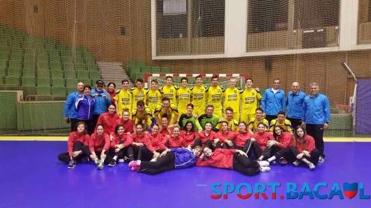 Selectionatele Romaniei de handbal juniori castigatoare la Balcaniada Tineretului